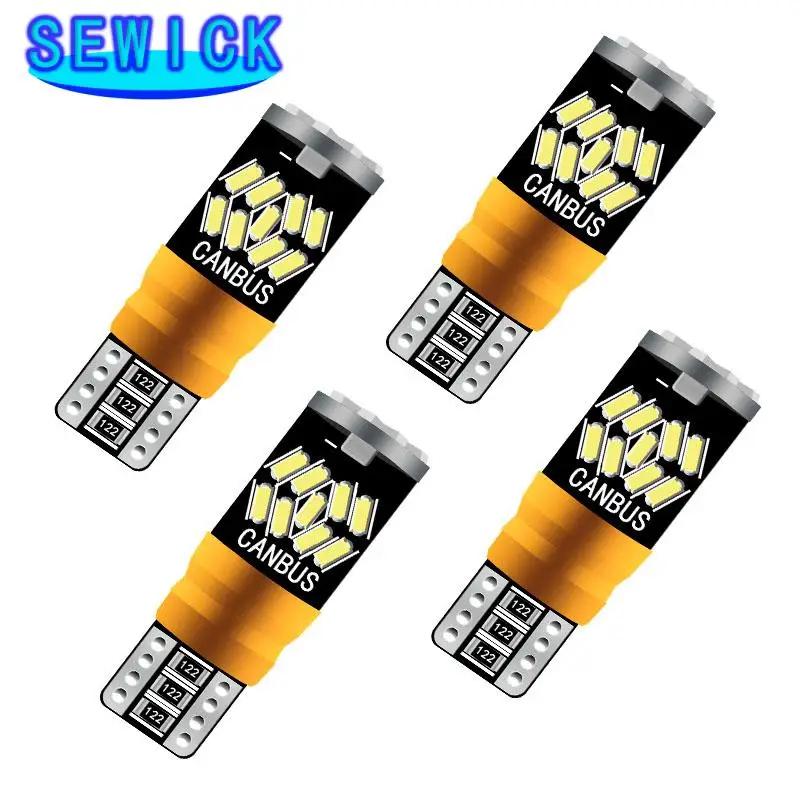 ڵ ׸ ȣ Ʈ ,  100PCs, T10 Canbus 27smd 3014 led, 0.3A, 3.6W, ؼ W5W  ,  12V